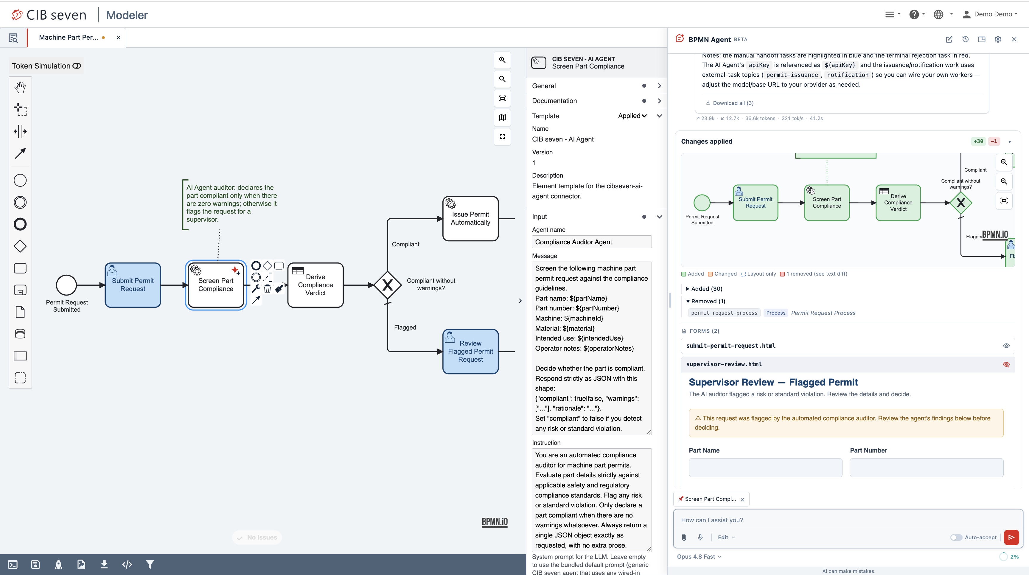 BPMN AI Agent | docs.cibseven.org